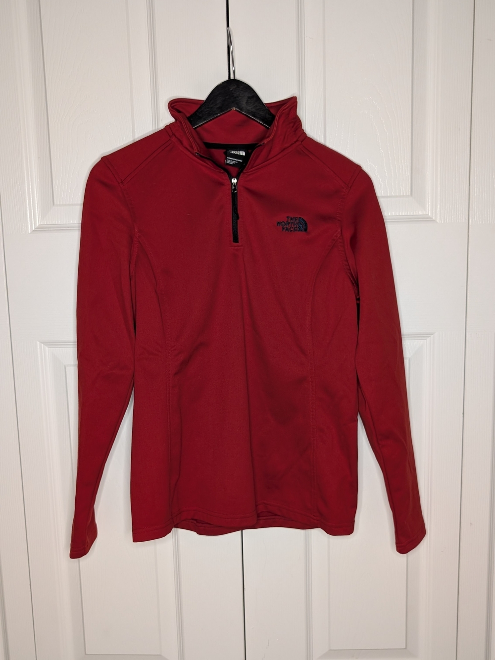 The North Face Red Half-Zip Pullover